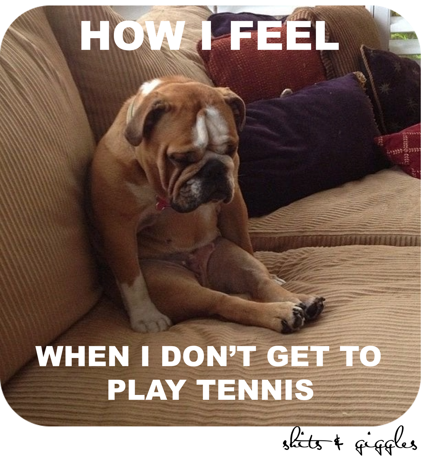 When I can't play tennis 😥