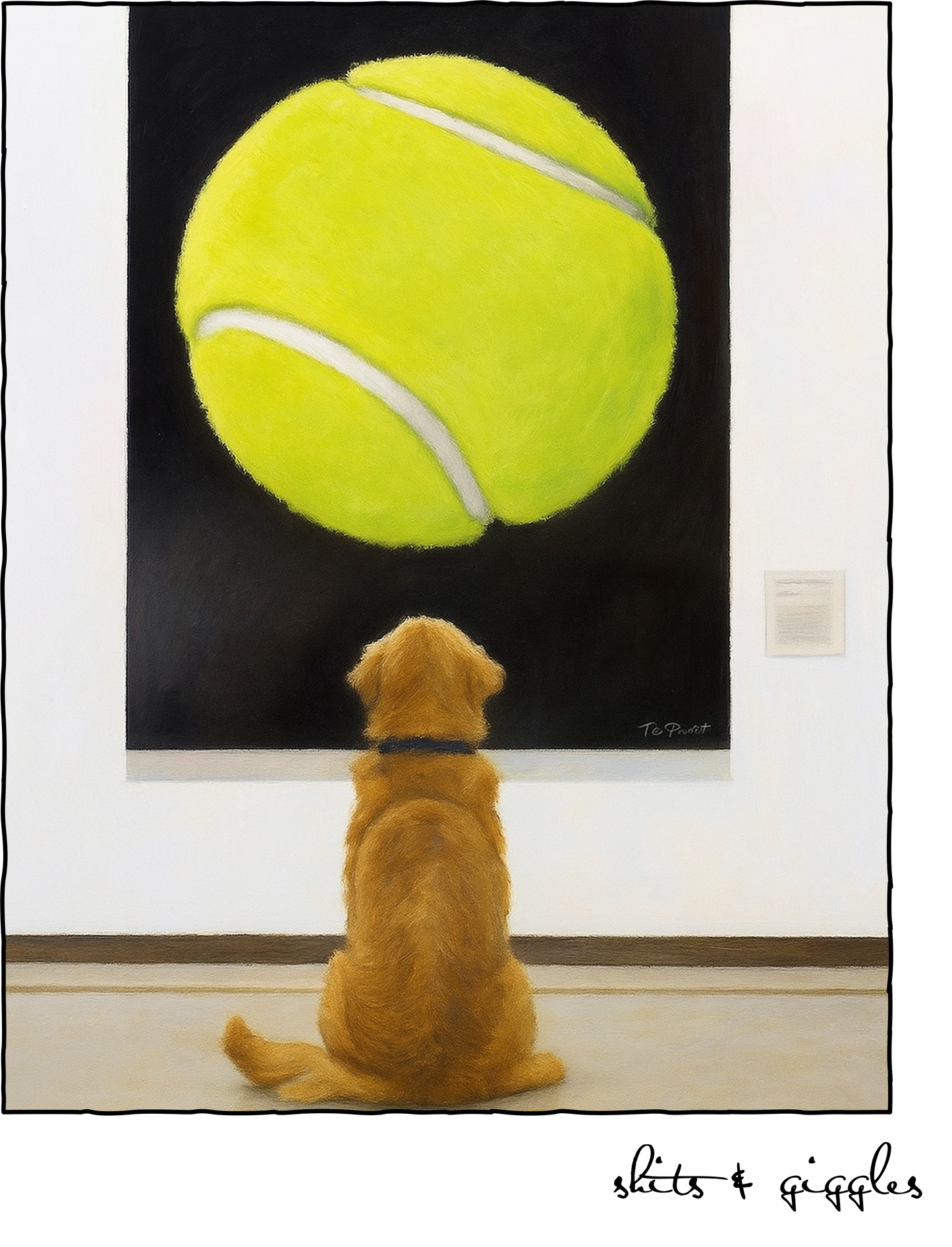 Love for a tennis ball