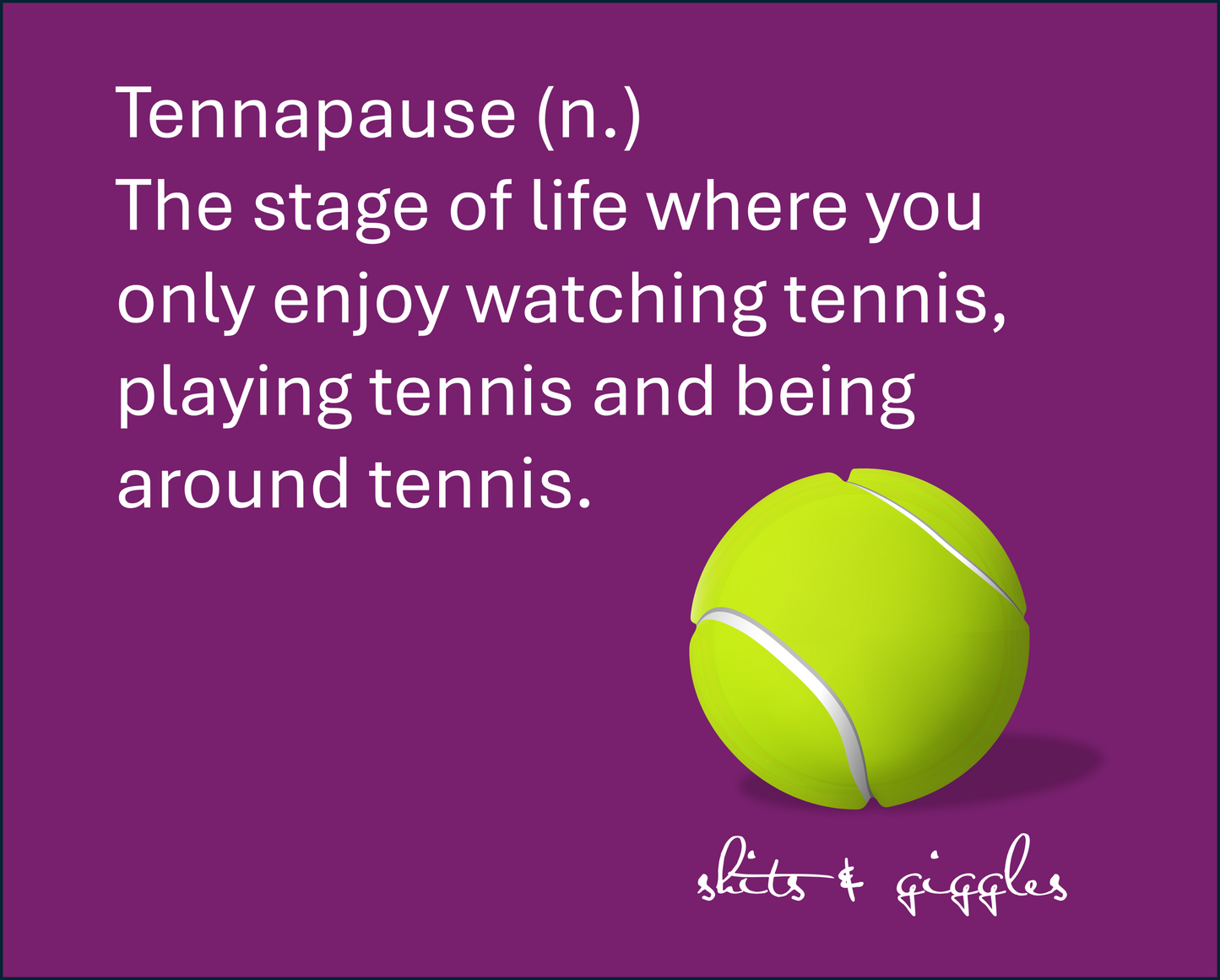 Tennapause (n)